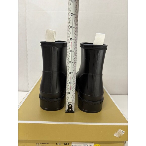 MICHAEL Michael Kors Women's Mac Rain Bootie Black Booties Rubber Size 6M - Picture 3 of 6